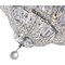Cwi Lighting 2One Light Bowl Flush Mount With Chrome Finish 8003C36C